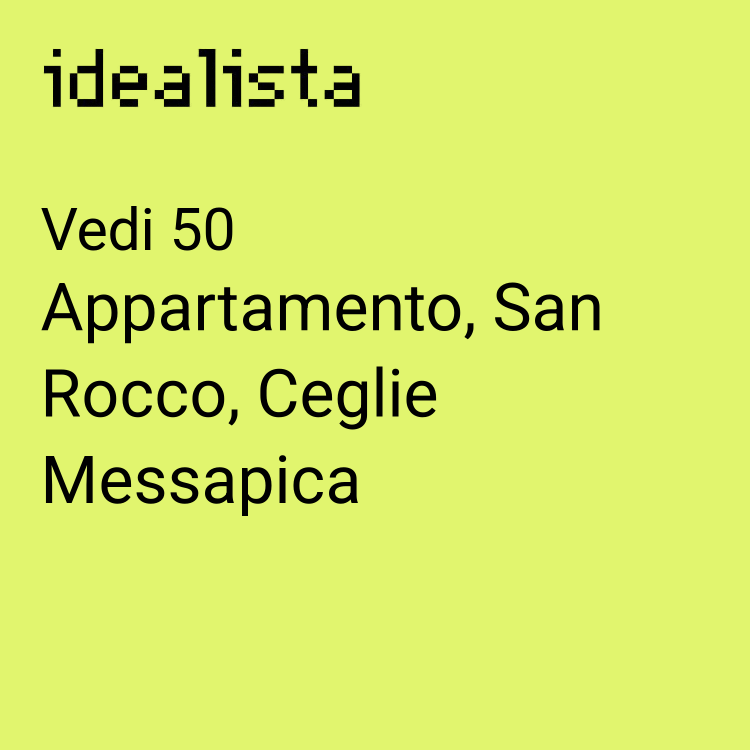 appartamento in vendita a Ceglie Messapica