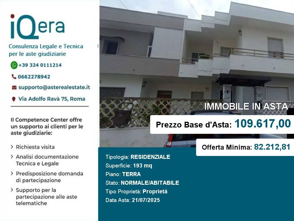 appartamento in vendita a Torchiarolo