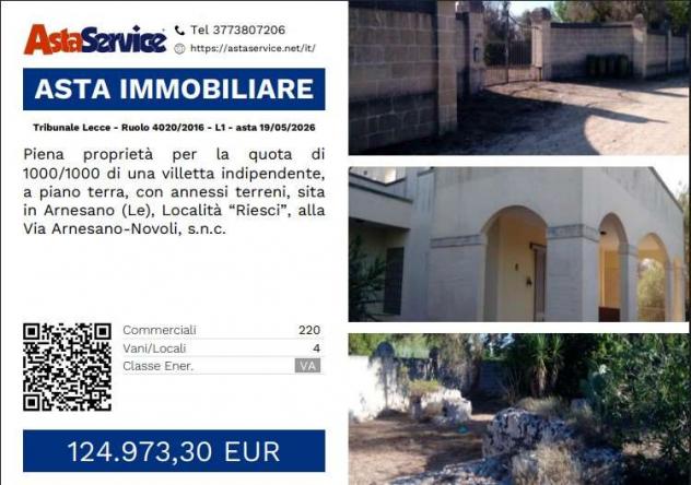 casa indipendente in vendita ad Arnesano