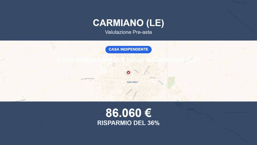 casa indipendente in vendita a Carmiano