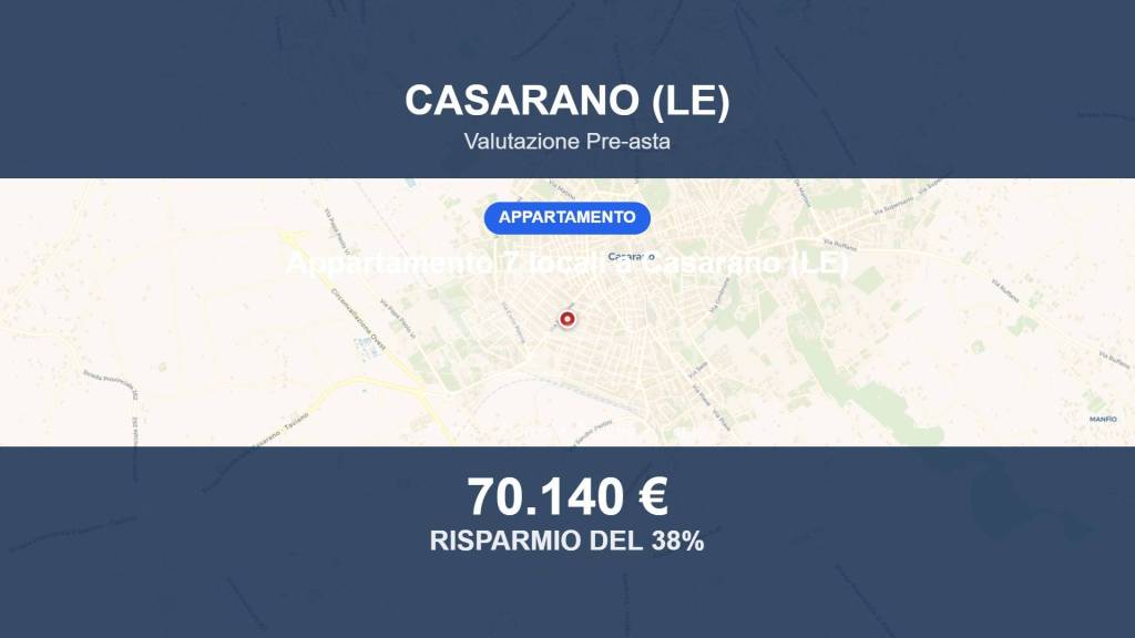 appartamento in vendita a Casarano