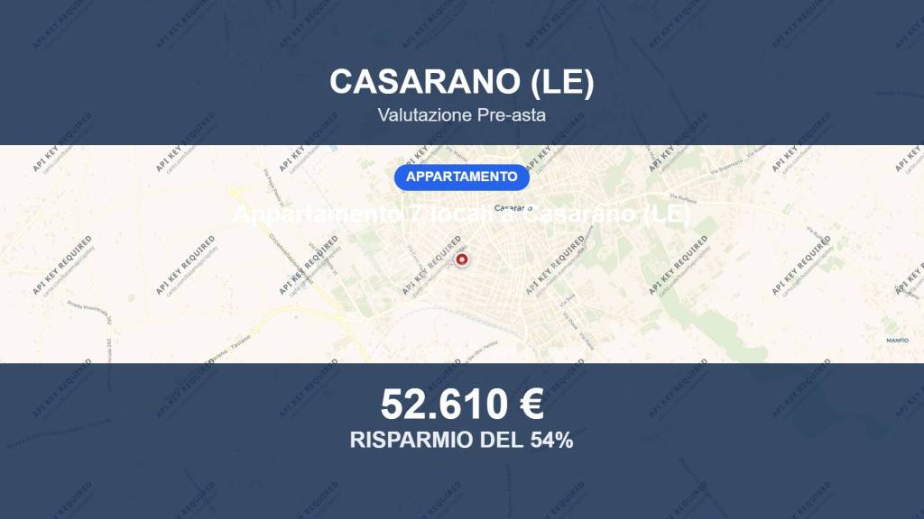 appartamento in vendita a Casarano