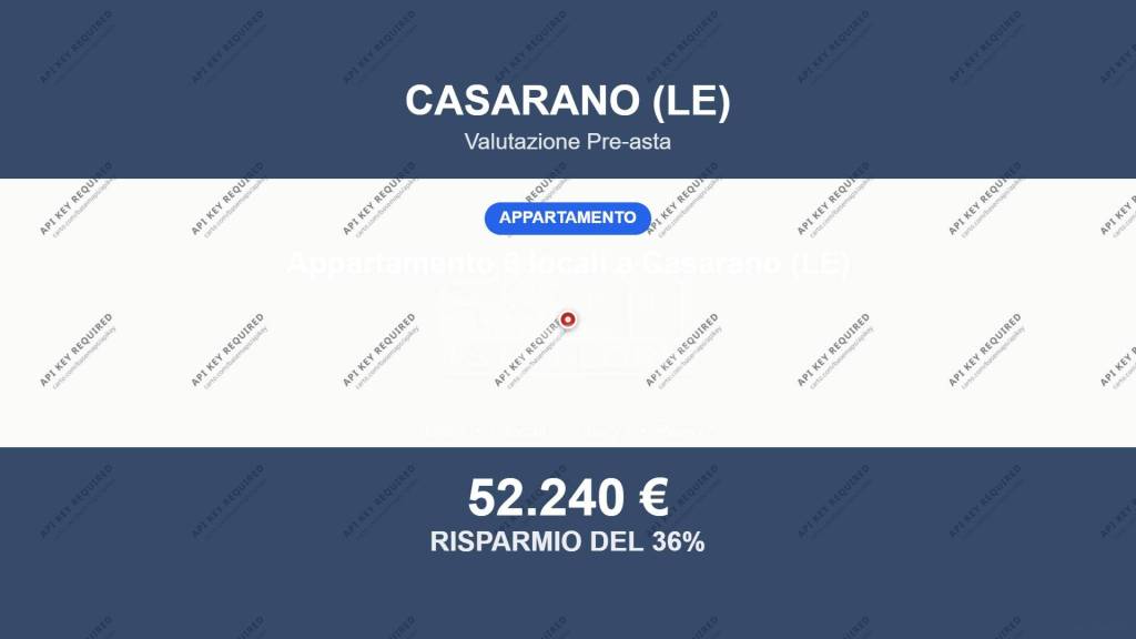 appartamento in vendita a Casarano
