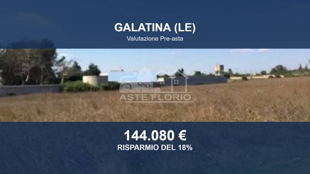 terreno in vendita a Galatina in zona Santa Barbara