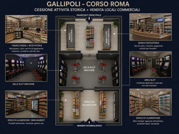 negozio in vendita a Gallipoli