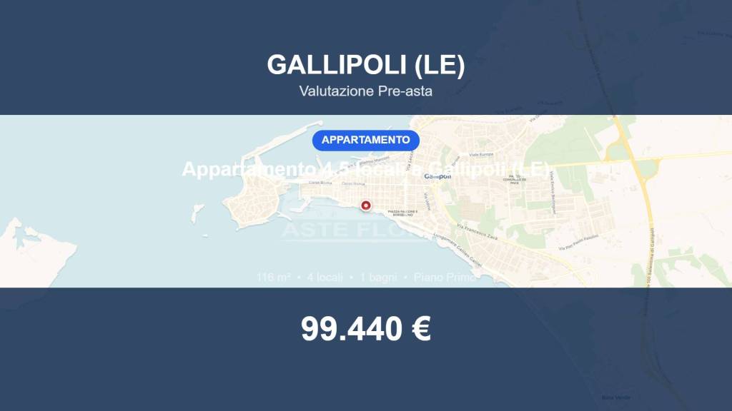 appartamento in vendita a Gallipoli