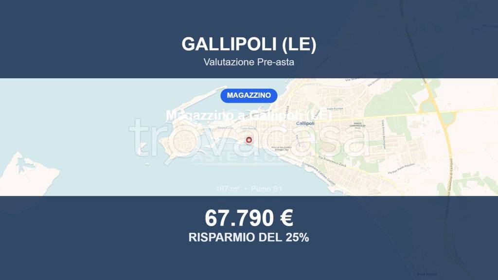 locale commerciale in vendita a Gallipoli