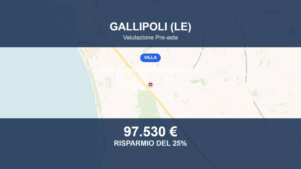 casa indipendente in vendita a Gallipoli in zona Baia Verde