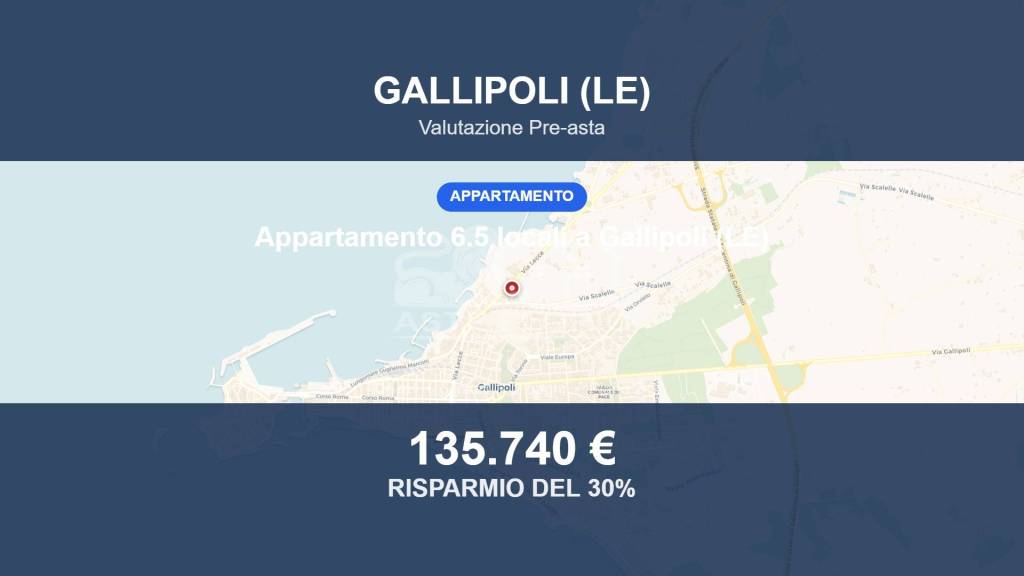 appartamento in vendita a Gallipoli