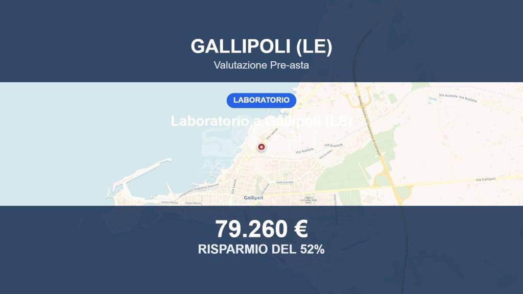 locale commerciale in vendita a Gallipoli