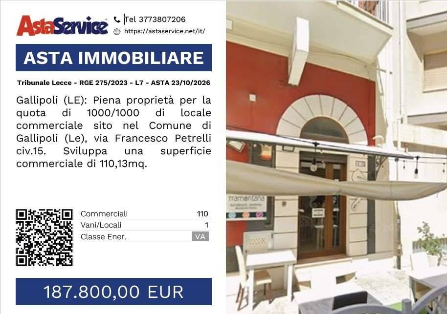 appartamento in vendita a Gallipoli