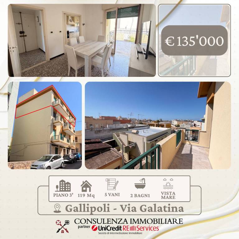 appartamento in vendita a Gallipoli in zona Cappuccini
