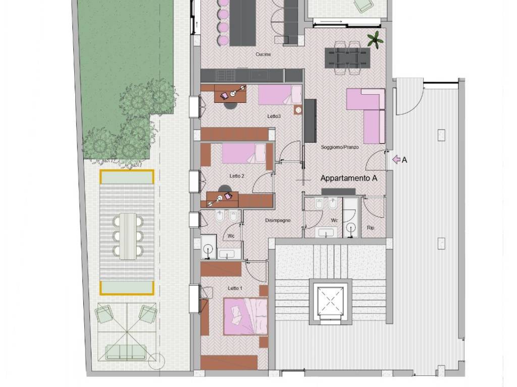 appartamento in vendita a Lecce in zona Santa Rosa