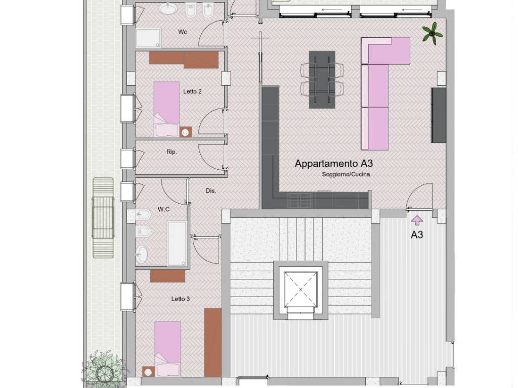 appartamento in vendita a Lecce in zona Santa Rosa