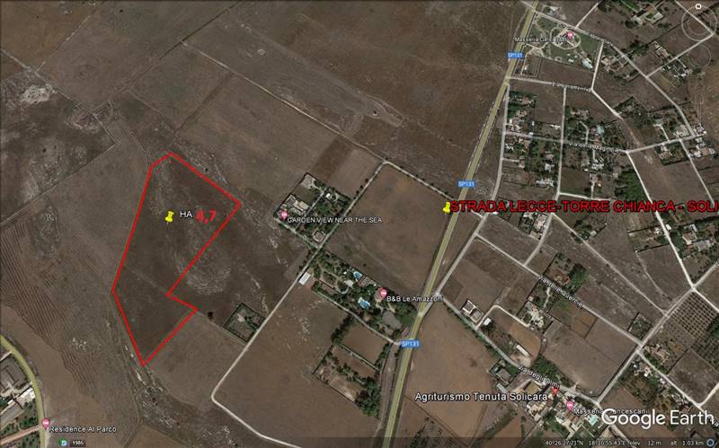 terreno agricolo in vendita a Lecce in zona Torre Chianca