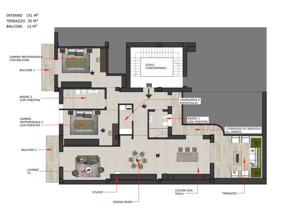 appartamento in vendita a Lecce