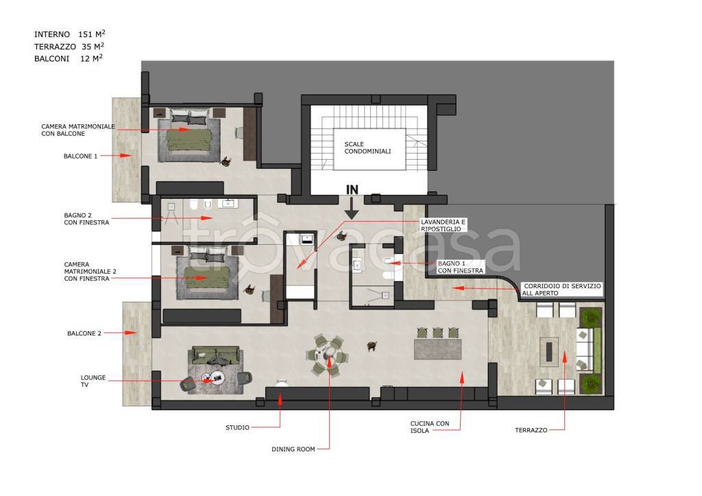 appartamento in vendita a Lecce in zona Mazzini