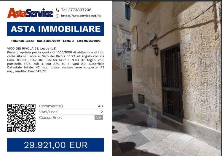 appartamento in vendita a Lecce in zona Centro Città