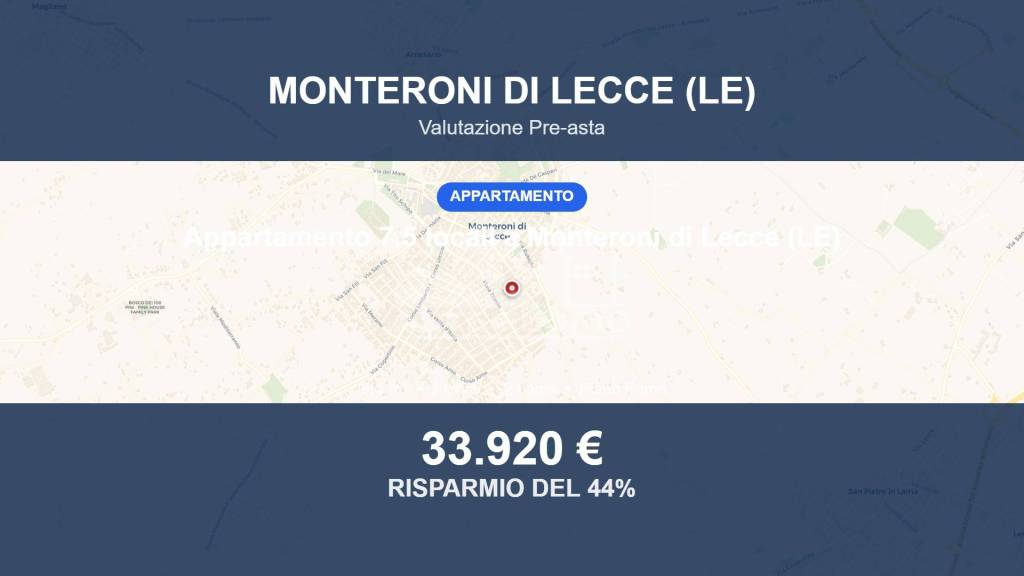 appartamento in vendita a Monteroni di Lecce
