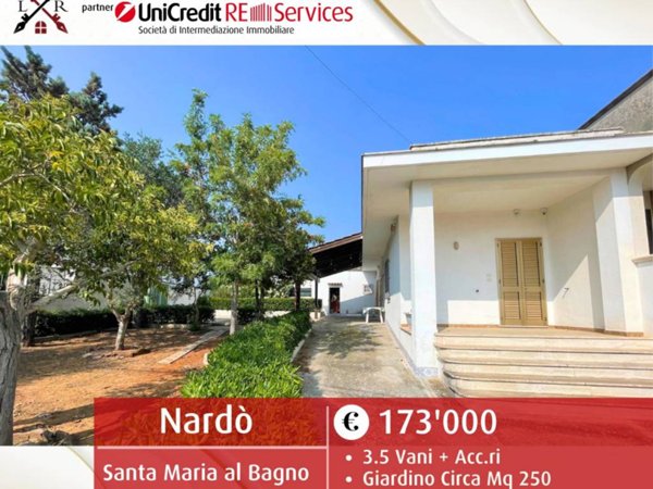 casa indipendente in vendita a Nardò in zona Santa Maria al Bagno