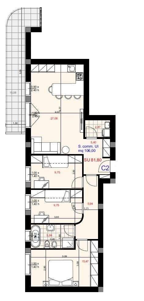 appartamento in vendita a Nardò in zona Santa Caterina