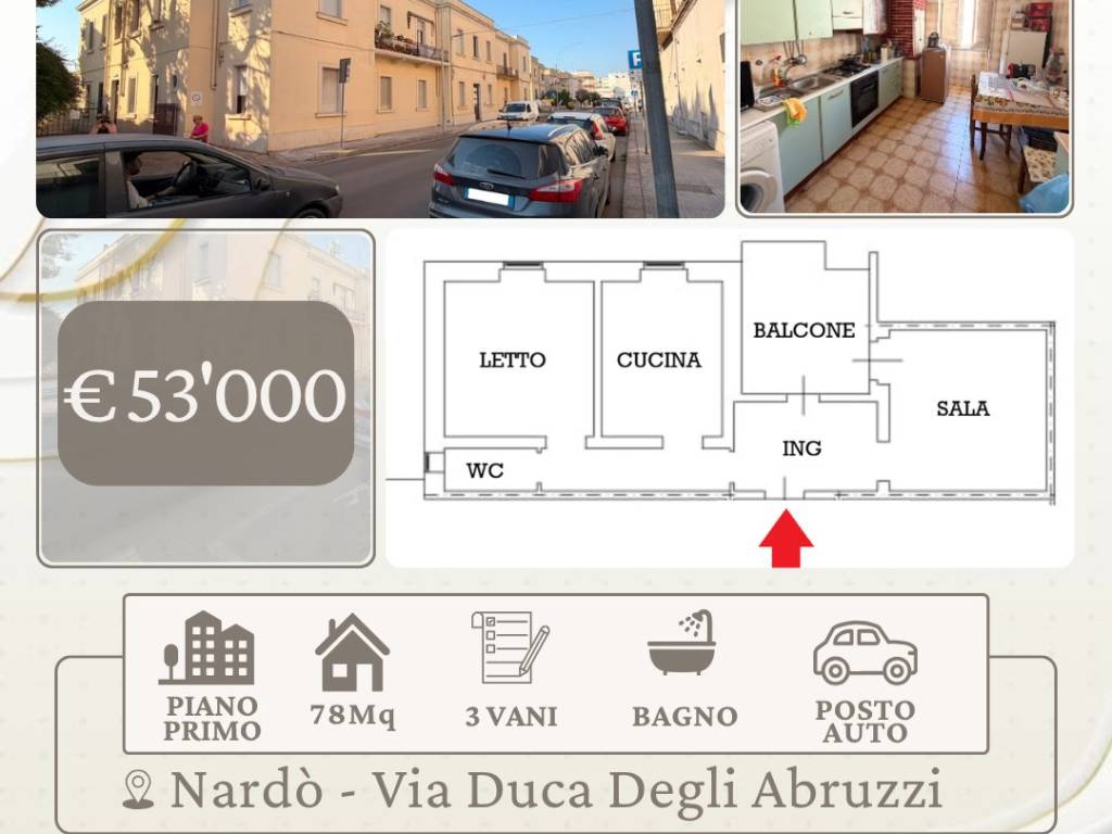 appartamento in vendita a Nardò