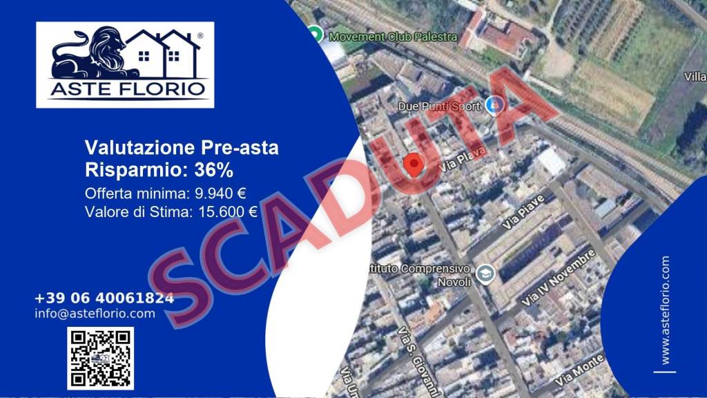 locale commerciale in vendita a Novoli