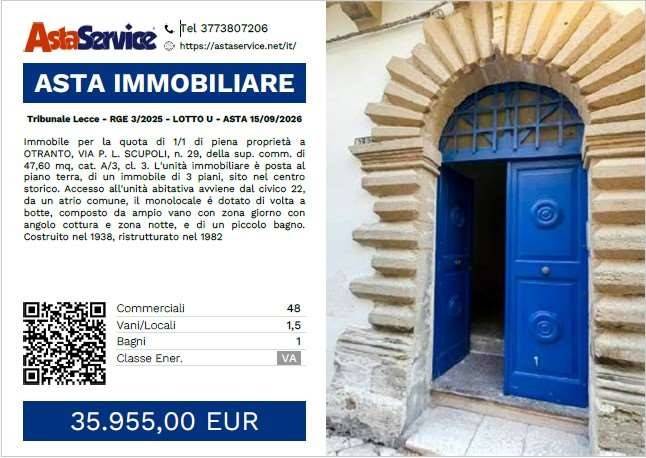 appartamento in vendita ad Otranto