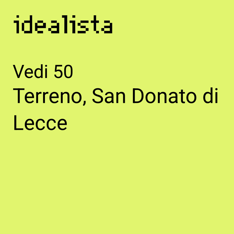 terreno agricolo in vendita a San Donato di Lecce in zona Galugnano