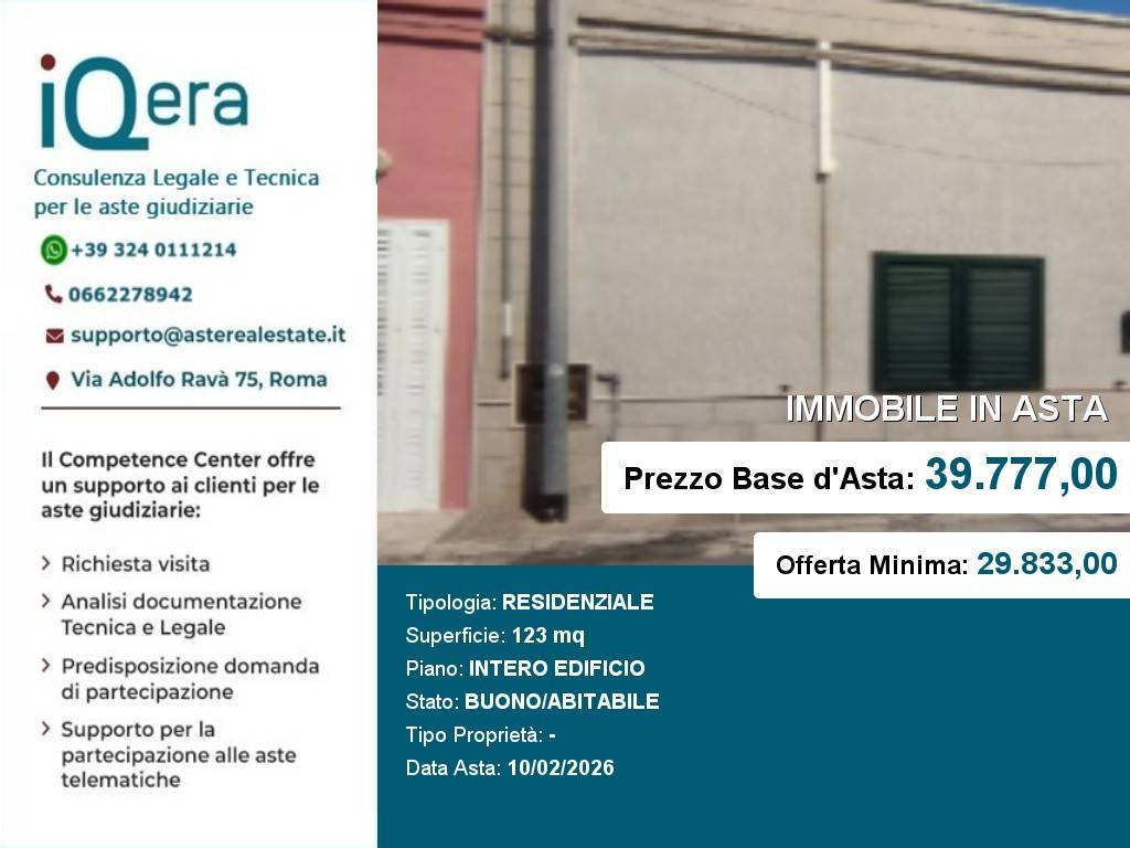 appartamento in vendita a Squinzano