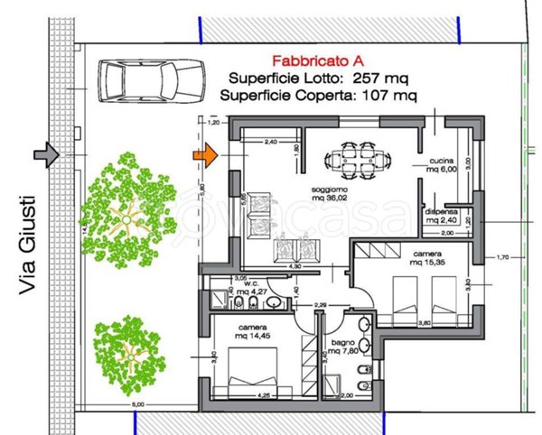 casa indipendente in vendita a Taviano
