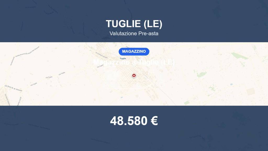 locale commerciale in vendita a Tuglie