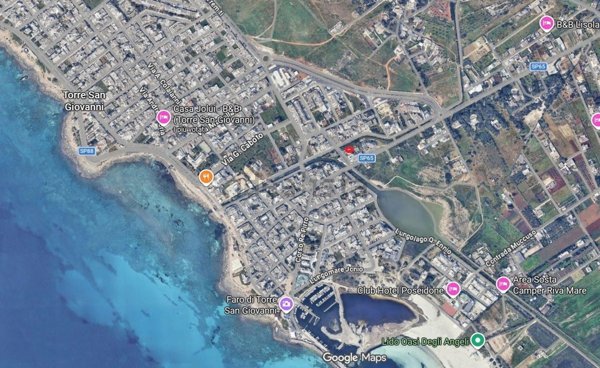 terreno edificabile in vendita ad Ugento in zona Torre San Giovanni