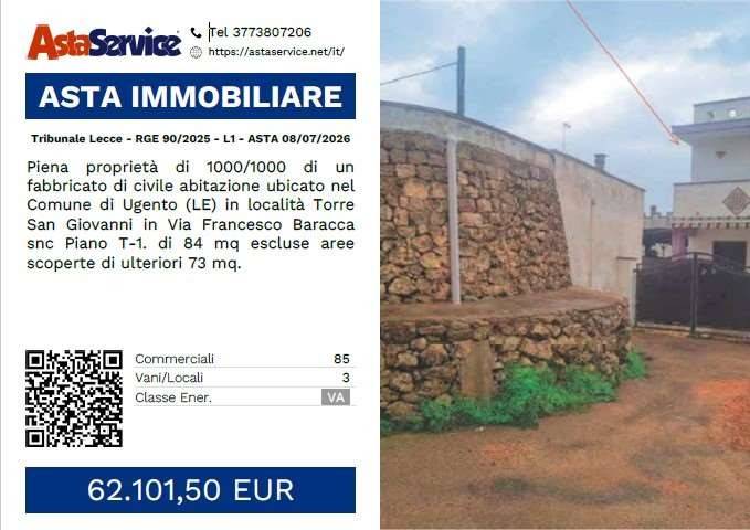 appartamento in vendita ad Ugento in zona Torre San Giovanni