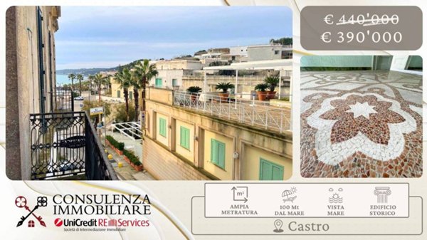 appartamento in vendita a Castro(LE)