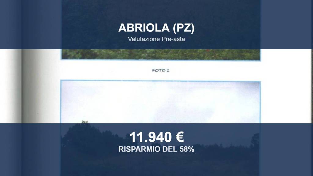 terreno edificabile in vendita ad Abriola