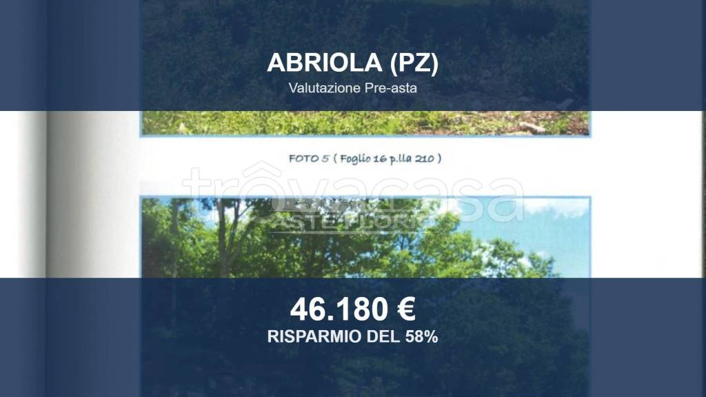 terreno edificabile in vendita ad Abriola