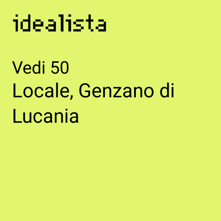 locale commerciale in vendita a Genzano di Lucania