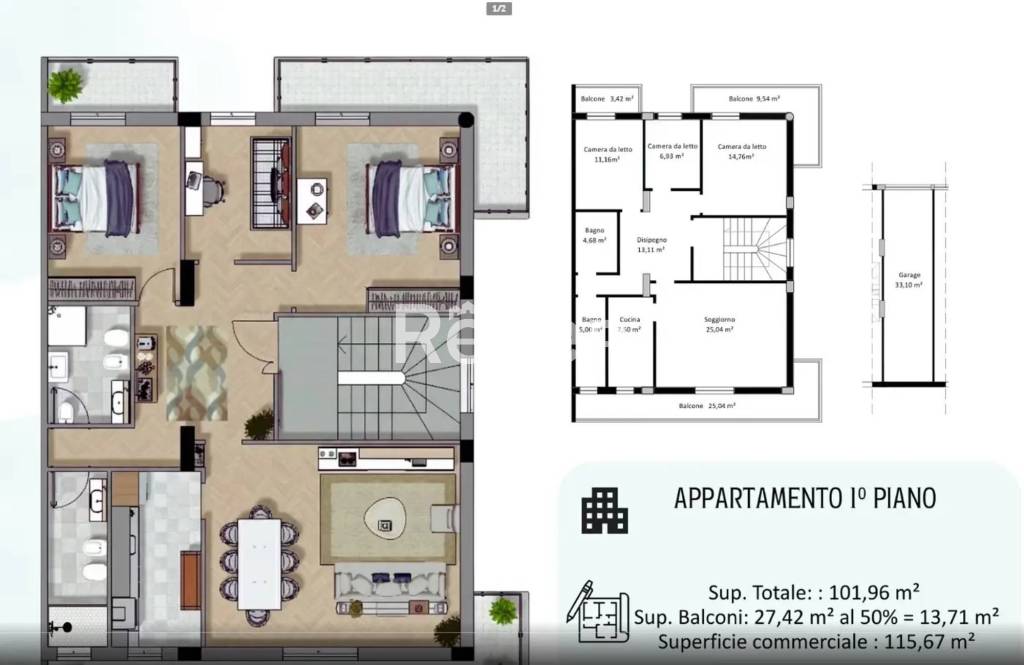 appartamento in vendita a Marsicovetere in zona Villa d'Agri