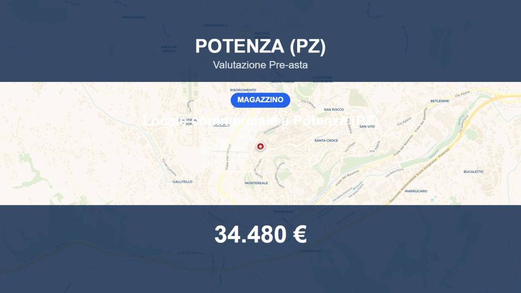 locale commerciale in vendita a Potenza