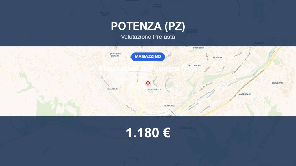 locale commerciale in vendita a Potenza in zona Rione Montereale
