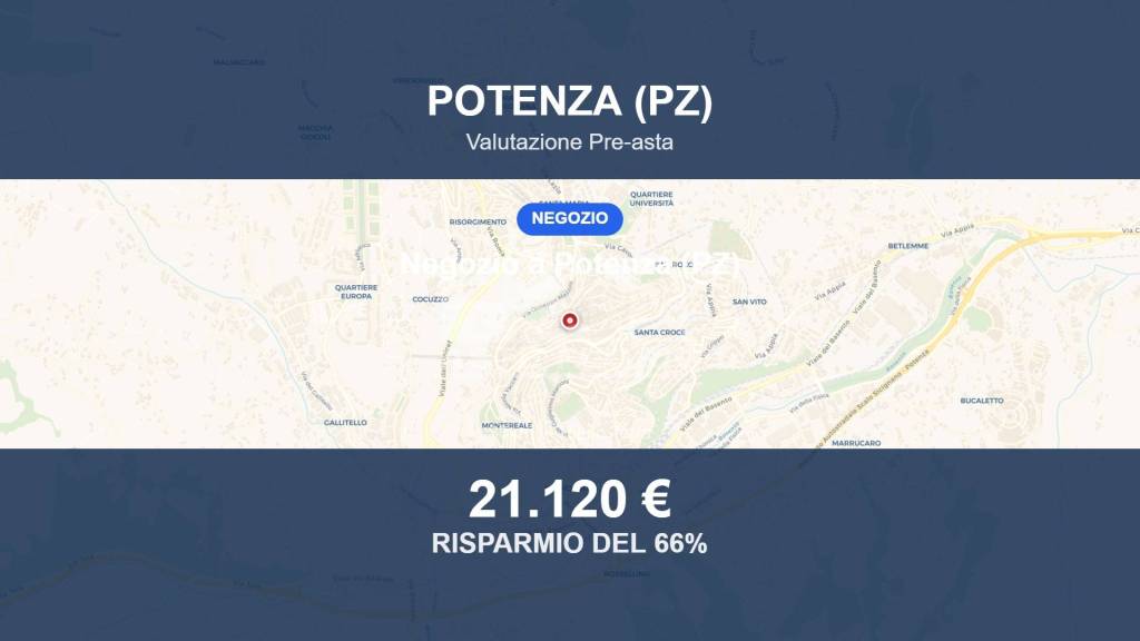 negozio in vendita a Potenza in zona Rione Lucania
