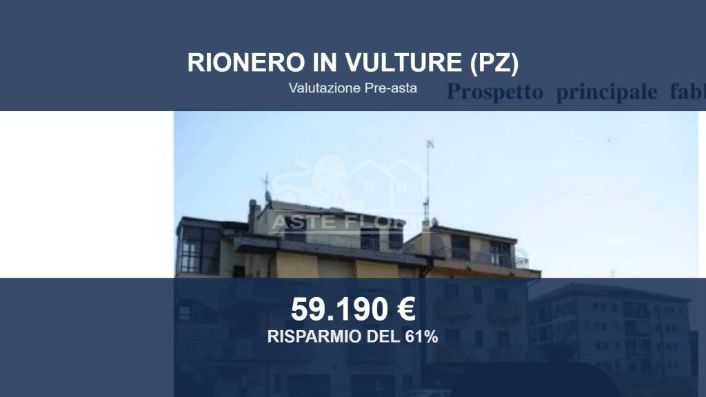 appartamento in vendita a Rionero in Vulture