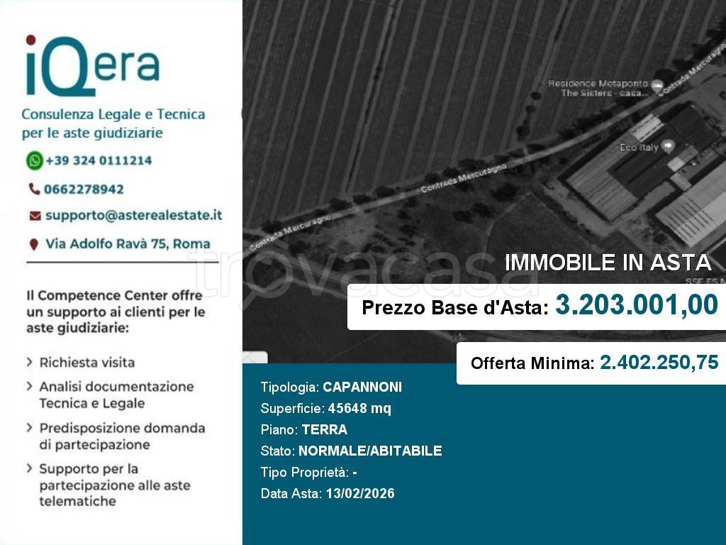 capannone in vendita a Bernalda