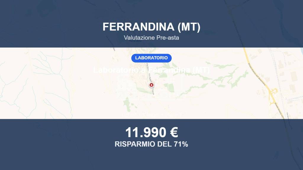 locale commerciale in vendita a Ferrandina