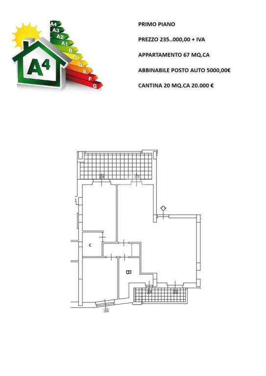 appartamento in vendita a Matera in zona Rione Piccianello