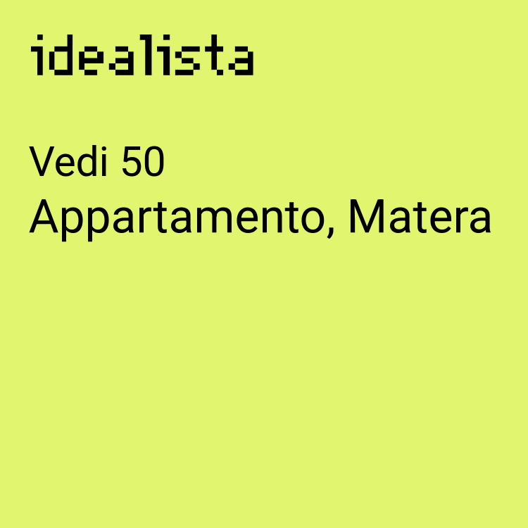 appartamento in vendita a Matera in zona Rione Platani