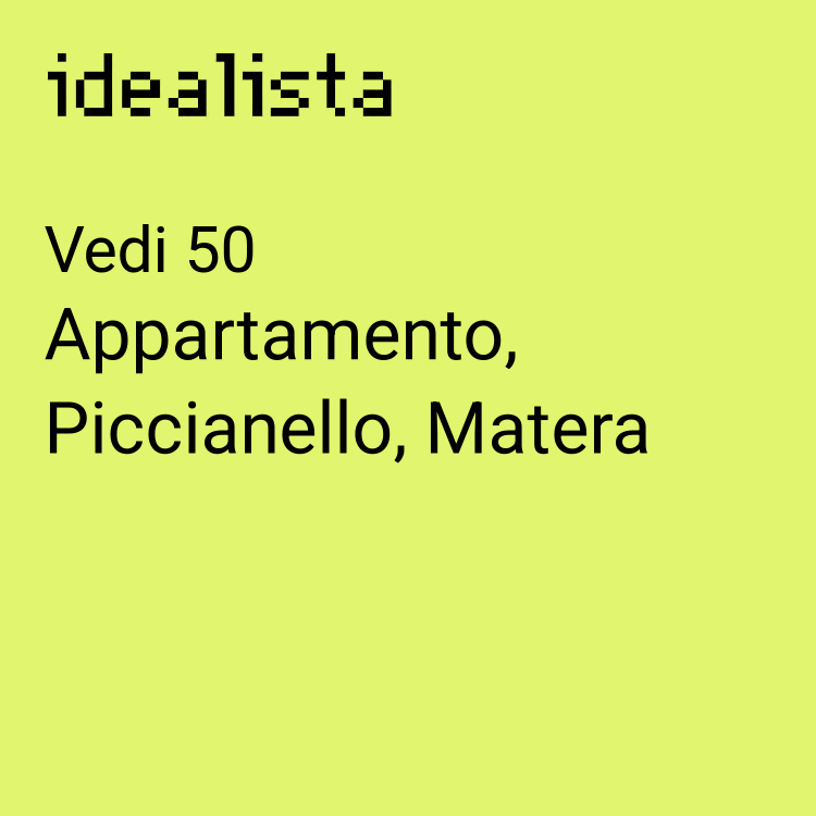 appartamento in vendita a Matera in zona Rione Piccianello
