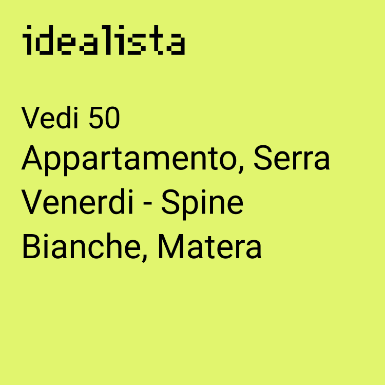 appartamento in vendita a Matera in zona Rione Spine Bianche