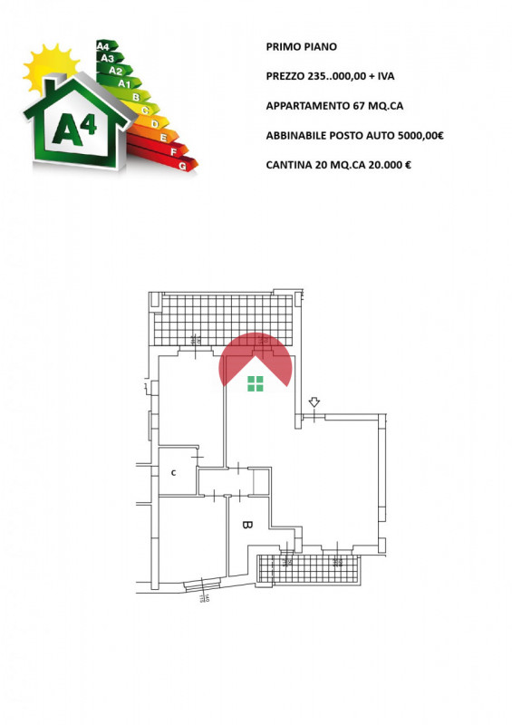 appartamento in vendita a Matera